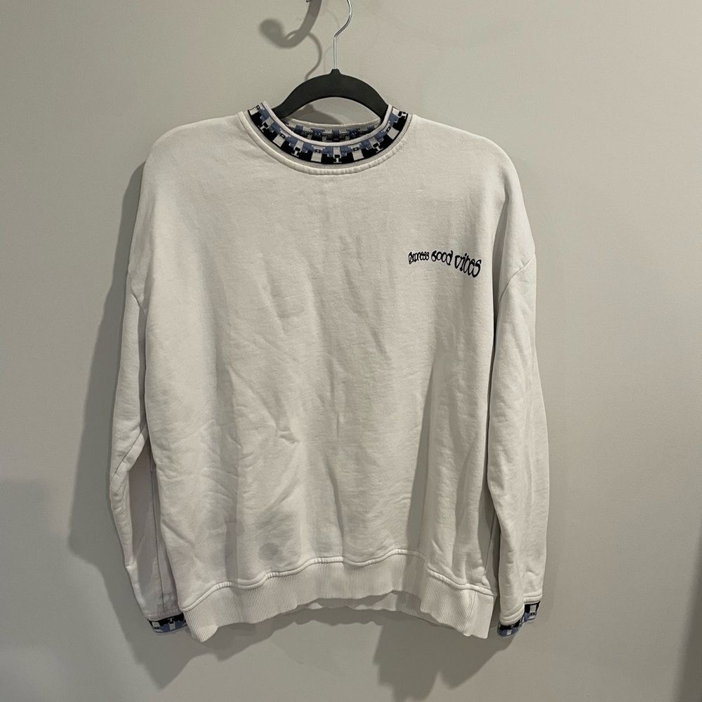 Zara Express Good Vibes Crewneck
